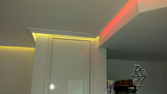 LED illumination on the ceiling